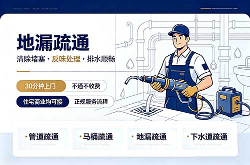 金坛地漏疏通